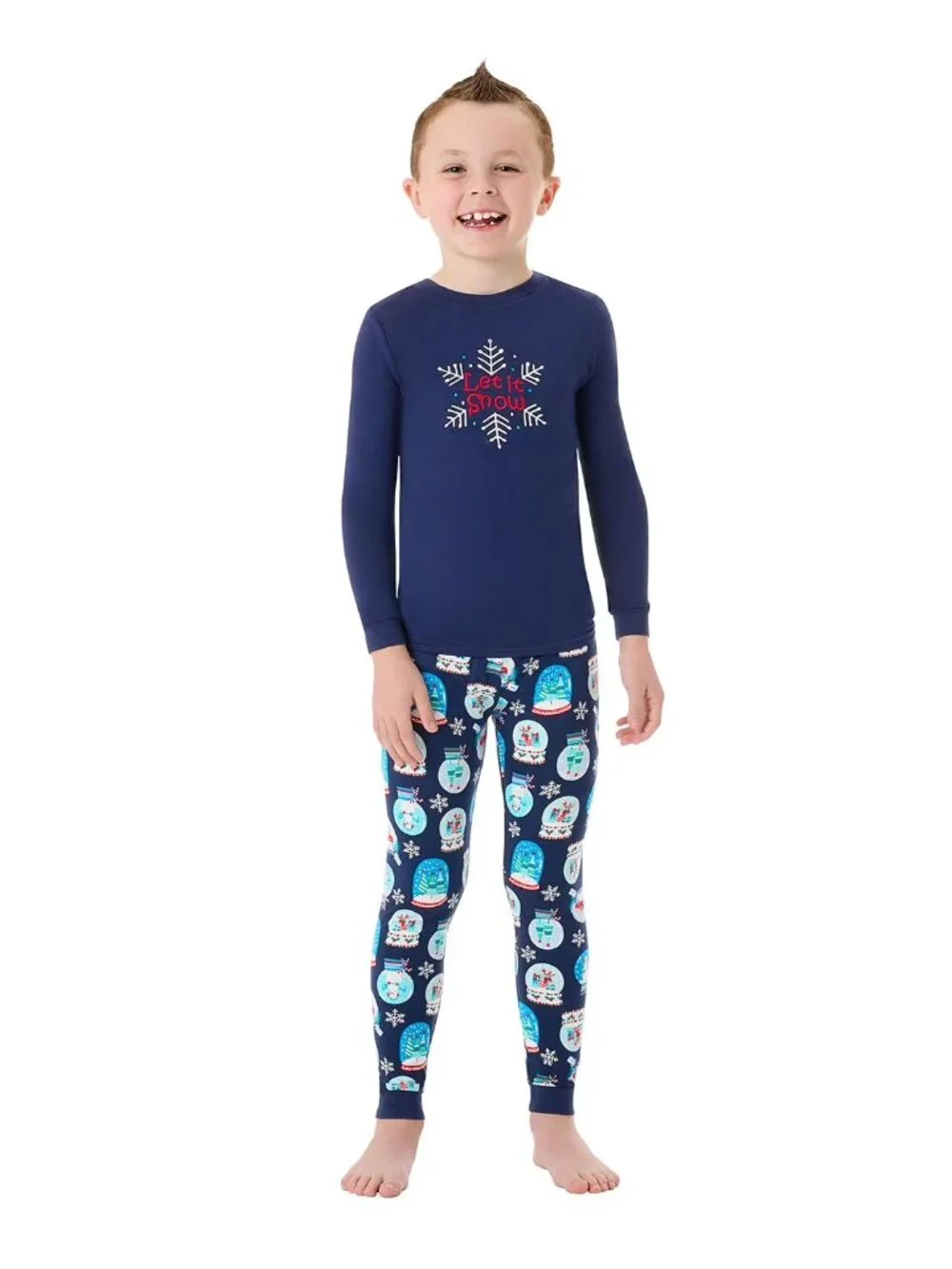 NEW Member's Mark Kids Holiday Pajama Sets Blue 6